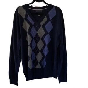 Banana Republic Men’s Fine Merino Wool VNeck Sweater size L
